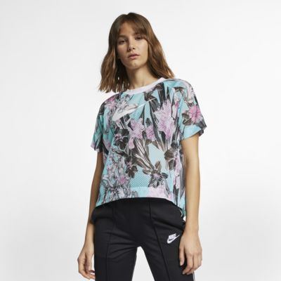 Nike Sportswear Women's Short-Sleeve Floral Top. Nike.com | Nike (US)