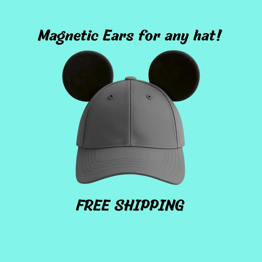 Magnetic Disney ears for men disney ears for dad Disney ears for boy Disney ears for guy Mickey e... | Etsy (US)