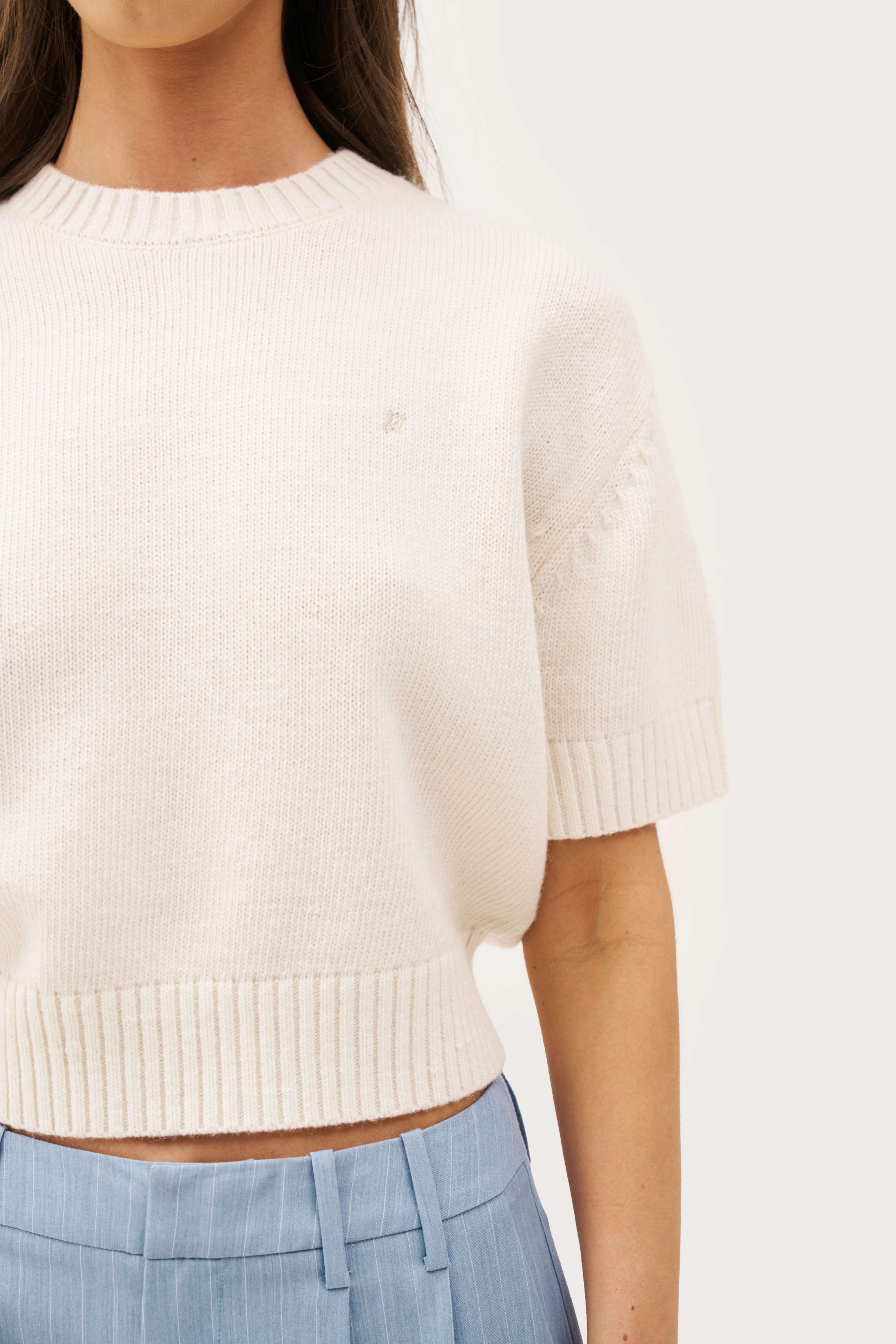 Sofia Knit Sweater - Cream | Maebe