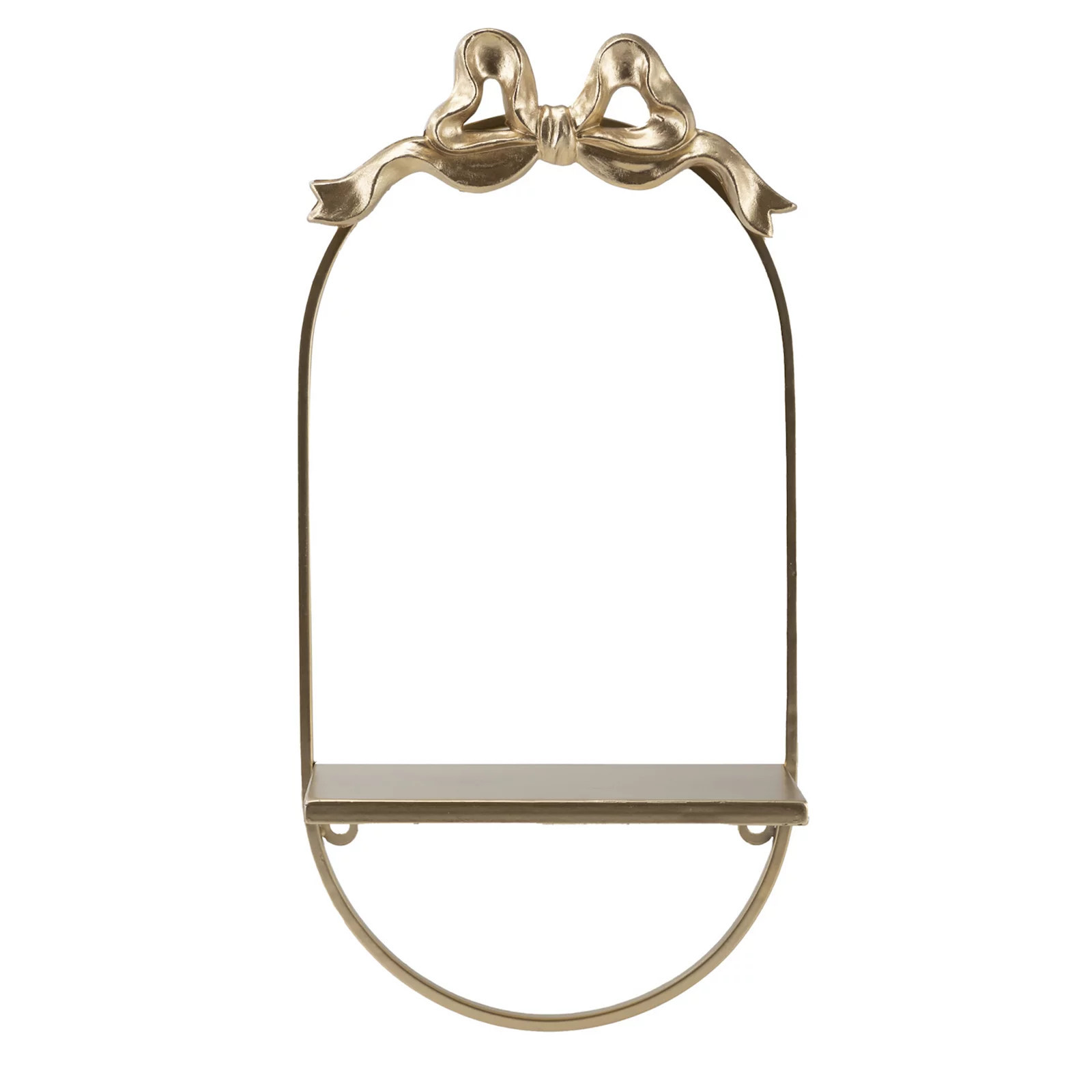 Belle Maison 8"" x 17"" Gold Bow Wall Shelf | Kohl's