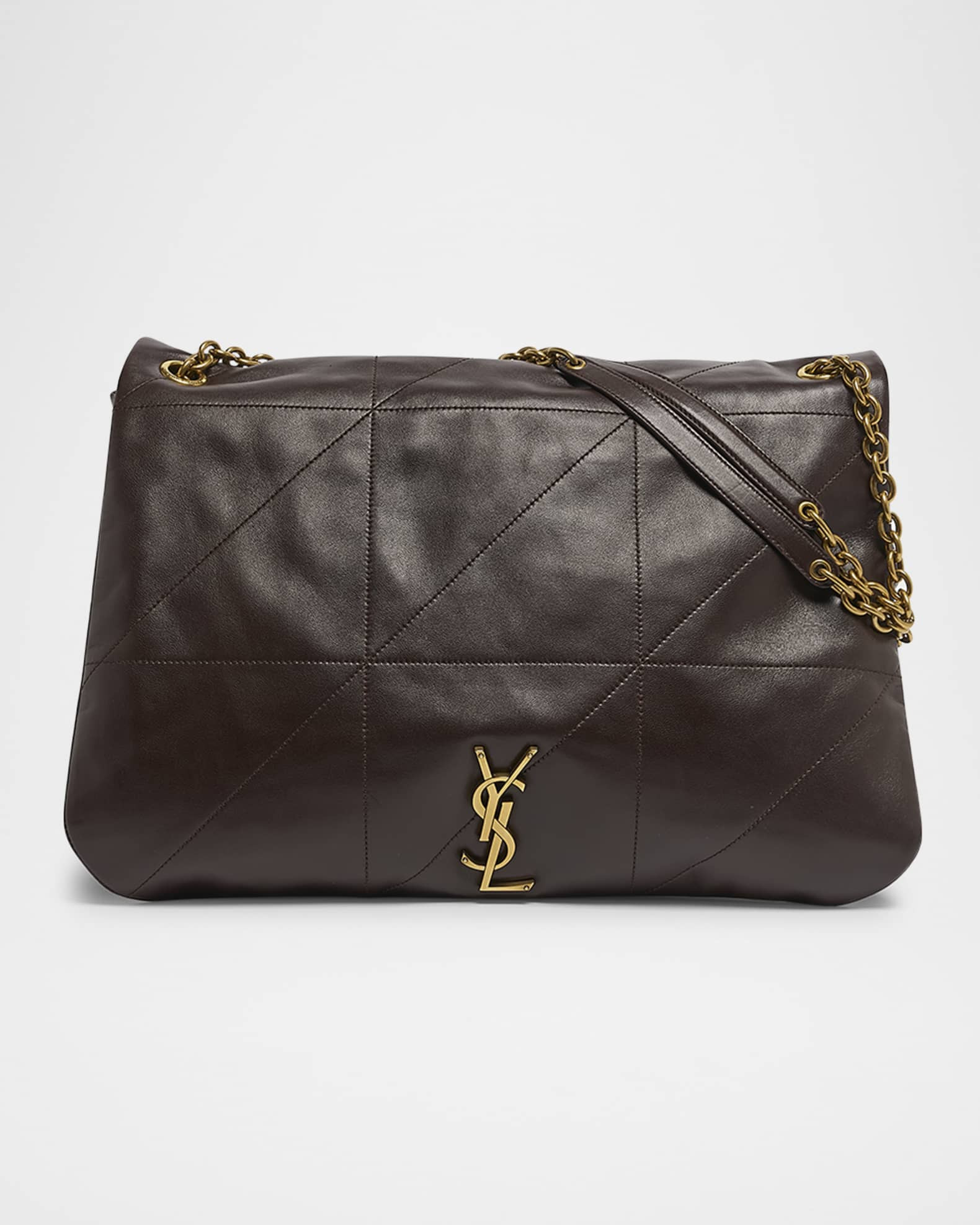 Jamie 4.3 Maxi YSL Shoulder Bag in Smooth Leather | Neiman Marcus