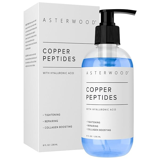 Asterwood Copper Peptides Serum for Face - Tightening, Repairing, Collagen Boosting - with GHK-Cu... | Amazon (US)