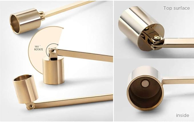 GAKA Candle Snuffer Accessory Black for Putting Out Extinguish Candle Wicks Flame,Cylindrical Sha... | Amazon (US)