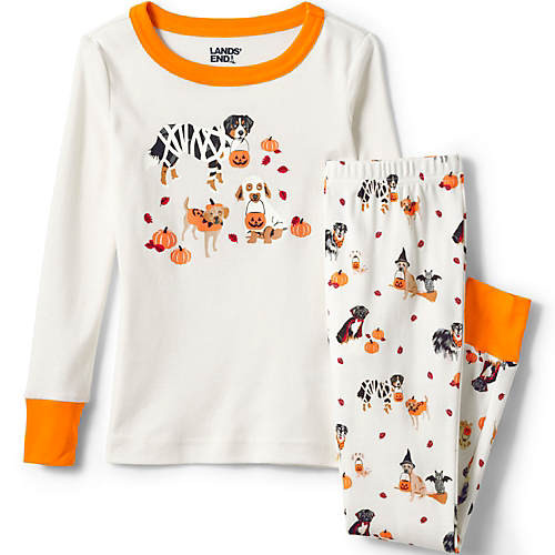 Kids Long Sleeve Top and Bottom Snug Fit Pajama Set | Lands' End (US)