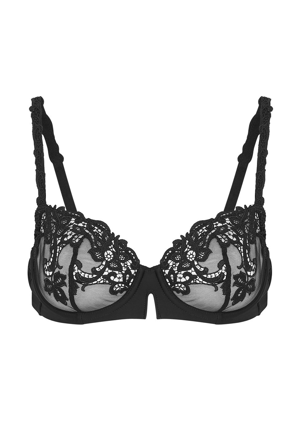 Saga guipure-lace underwired bra | Harvey Nichols