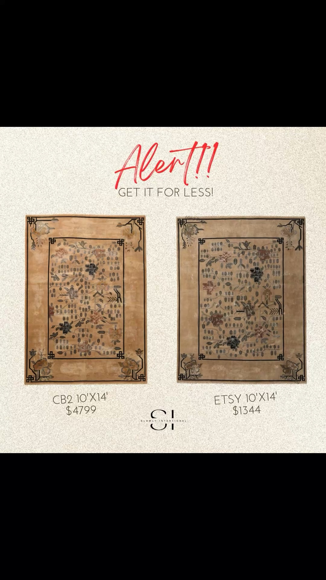 I am literally obsessed with this rug dupe I just found! Im not even sure it’s a dupe. You can get the exact same vintage home decor look from the CB2 version but save thousands by grabbing the Etsy find instead. It is the perfect living room furniture anchor that looks like a high-end antique without the designer price tag!  Cb2, designer dupe, look for less, oriental rug, wool rug

#LTKHome