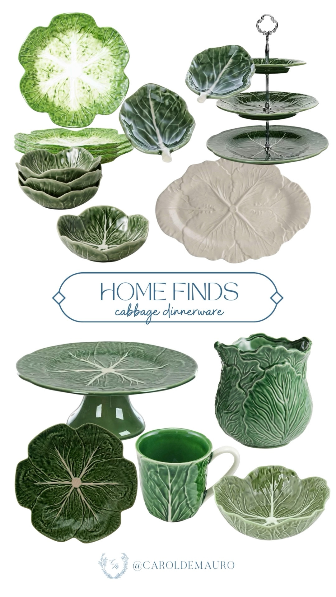 Ever seen these trendy cabbage dinnerware pieces all over your feed? Well, I've rounded them up for you to check out for your next brunch and dinner hosting!

easter tablescape, table setting, hostess life, entertaining at home, kitchen finds, seasonal dinnerware, green decor, lettuceware, english country style

#LTKU #LTKHome #LTKSeasonal