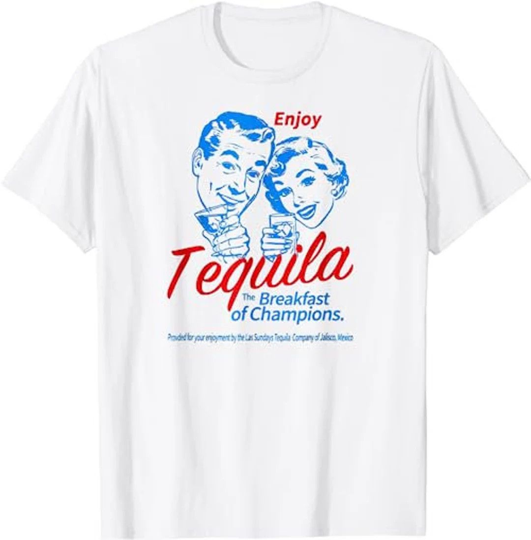 Enjoys Tequila The Breakfasts Of Championss  T-Shirt, Sweatshirt, Hoodie - 12315 | Etsy (US)