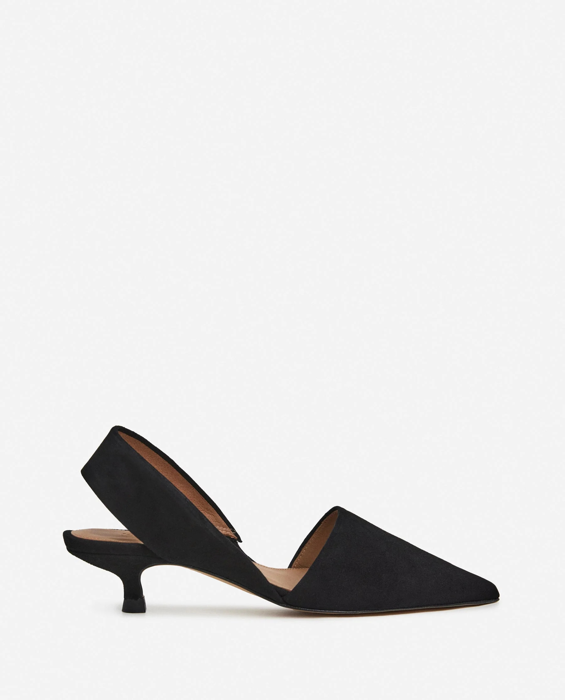 Ninni Suede Black Heel | Flattered