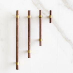 Modernist Wood & Antique Brass Hardware | West Elm (US)