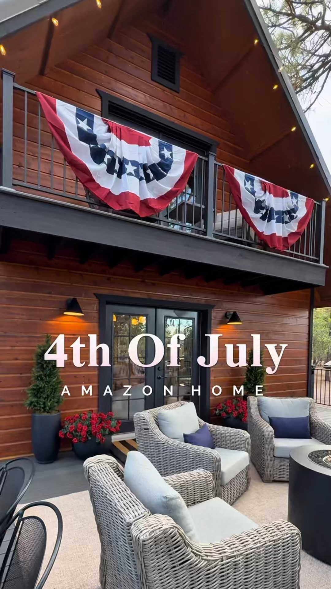 Red, white, and blue 🇺🇸✨
A few flags, some florals, trees, pots, and pillows. A few festive touches turned this outdoor space into something cozy, classic, and celebration ready 🇺🇸🎇 Loving how the smallest details can bring the whole vibe together! ❤️

#AmazonHome #FourthOfJulyDecor #PatioVibes #RedWhiteAndBlue #AmazonPatioFinds #OutdoorStyling #SummerPorchDecor #PrimeFinds #FestiveVibes #HolidayDecor #AmazonStyle


#LTKSummerEdit #LTKHome #LTKStyleTip