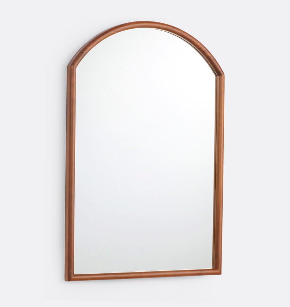 Arched Wood Frame Mirror | Rejuvenation