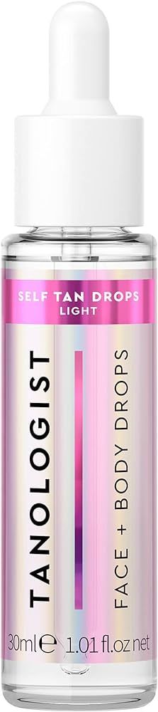 Tanologist Face and Body Drops, Light - Illuminating Self Tan Drops, Vegan and Cruelty Free, 1.01... | Amazon (US)