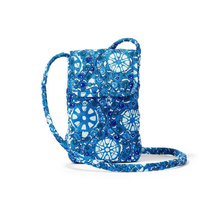 Zinnia Floral Print Quilted Crossbody Bag - RHODE x Target Blue/Light Blue | Target