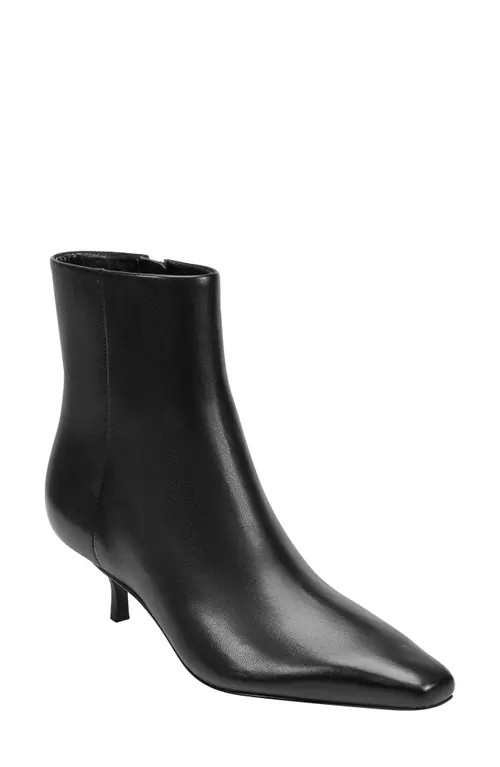 Marc Fisher LTD Kiona Kitten Heel Bootie in Black at Nordstrom, Size 9.5 | Nordstrom