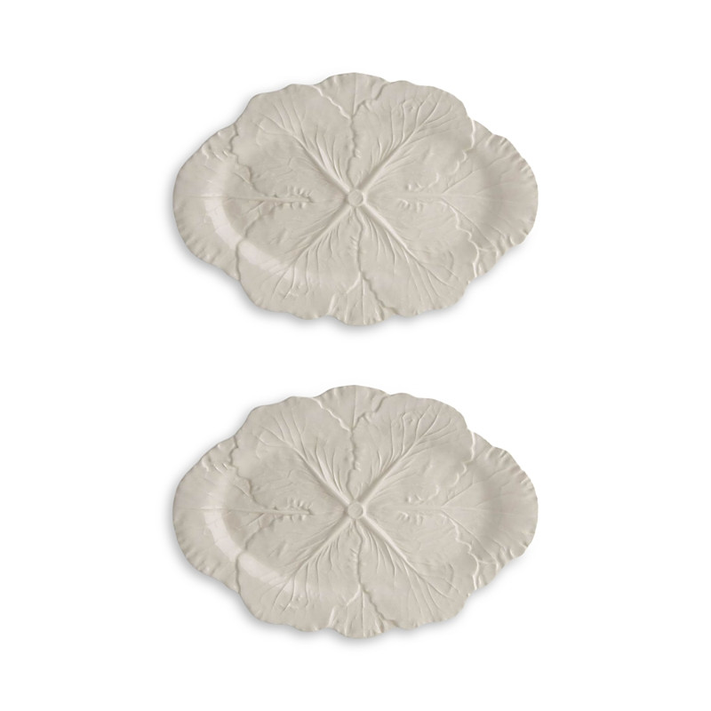 Bordallo Pinheiro Cabbage Oval Platter, Set of 2 | Bloomingdale's (US)
