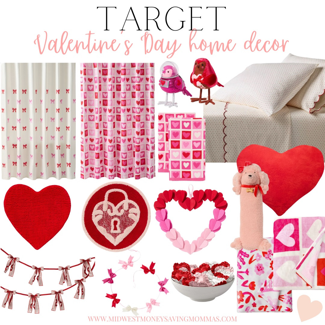 Valentine’s Day home decor

Target home finds  shower curtain  bath mat  banner  bath towels  throw pillows  blankets  galentine’s day party 

#LTKFindsUnder50 #LTKHome #LTKSeasonal