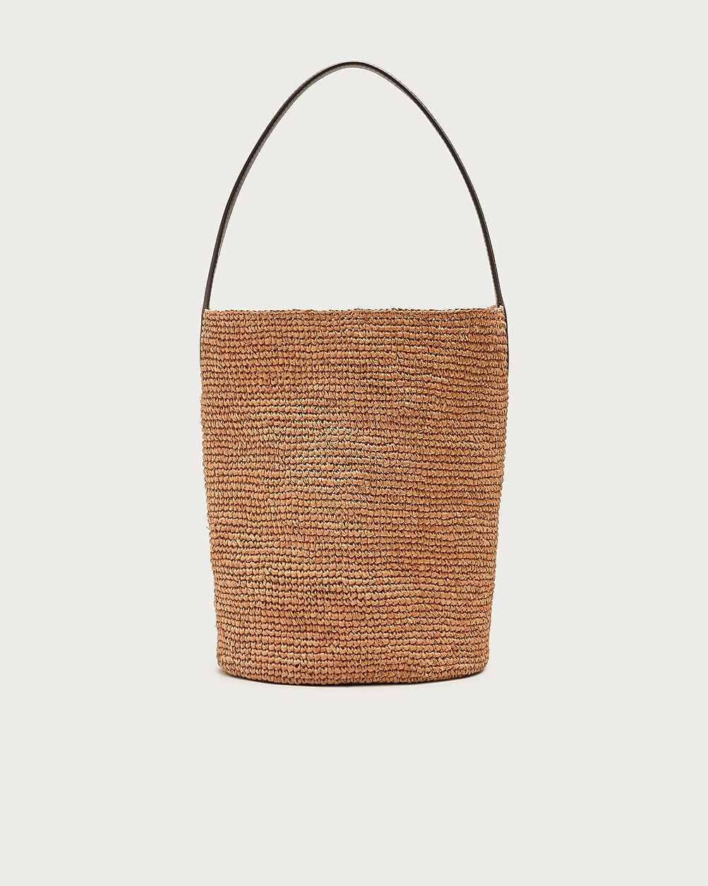 Berkeley handknotted bucket bag in raffia | J. Crew US