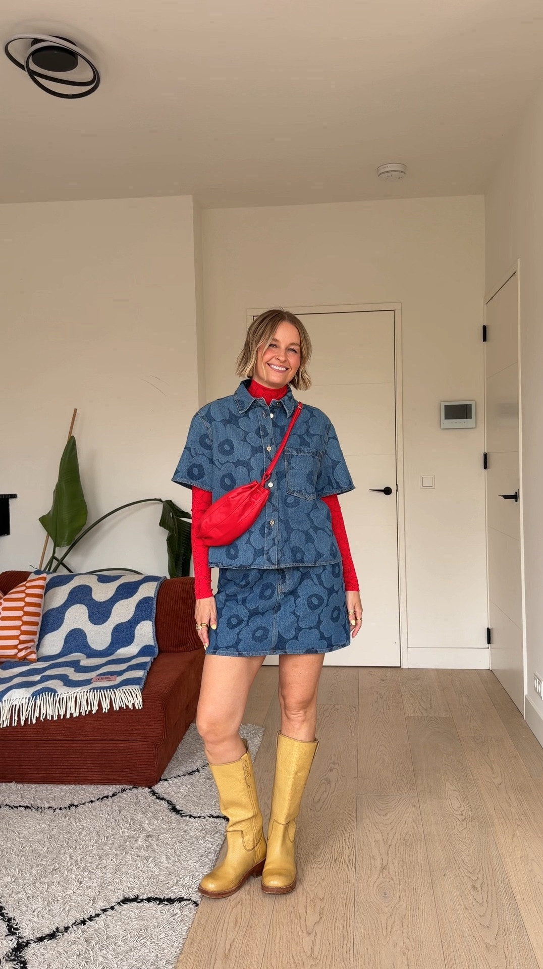 Full outfit is marimekko 

Free people yellow/banana boots are back in stock!! So comfy xx



#LTKspring #LTKsummer #LTKuk