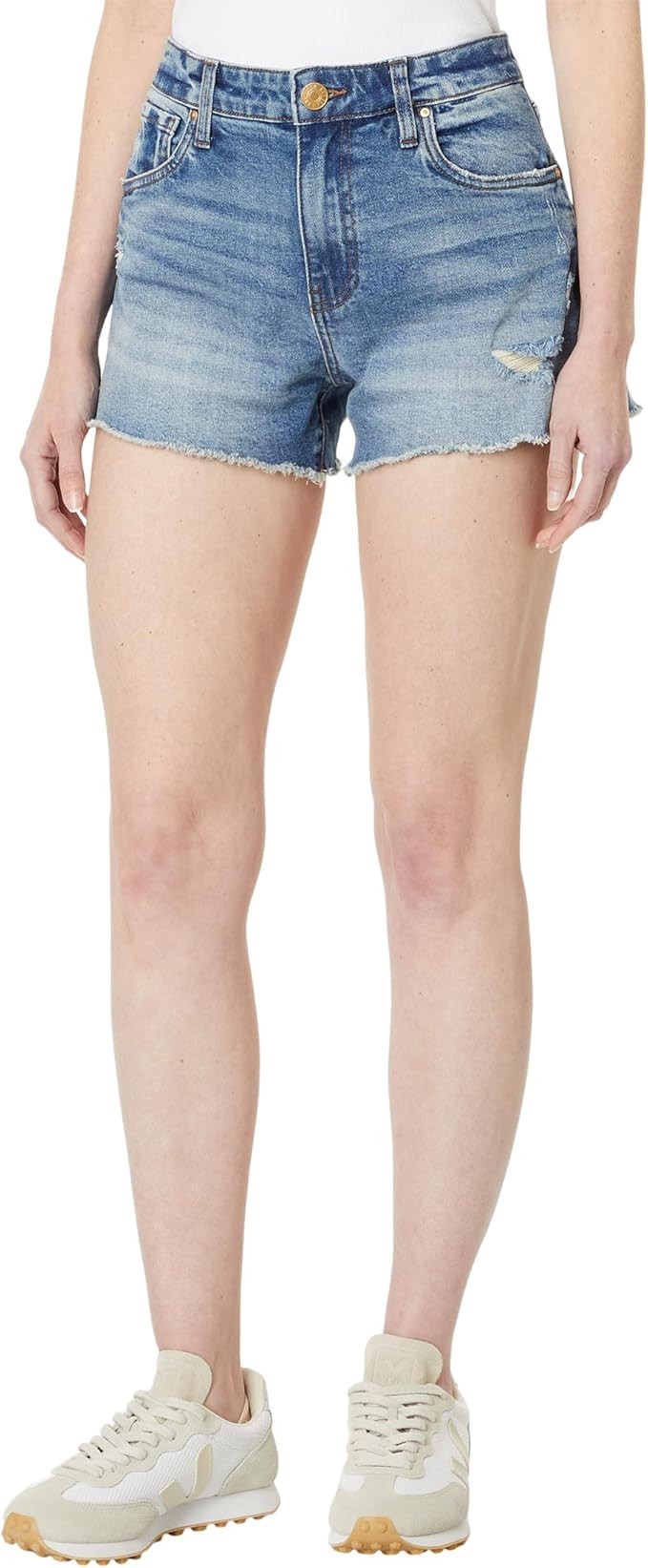 KUT from the Kloth Women's Jane High Rise Short W/Fray Hem | Amazon (US)