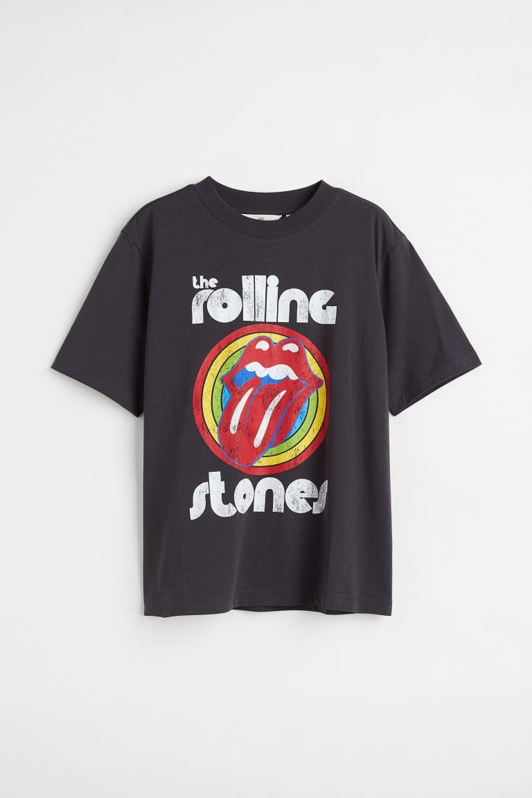 T-shirt with Motif | H&M (US + CA)