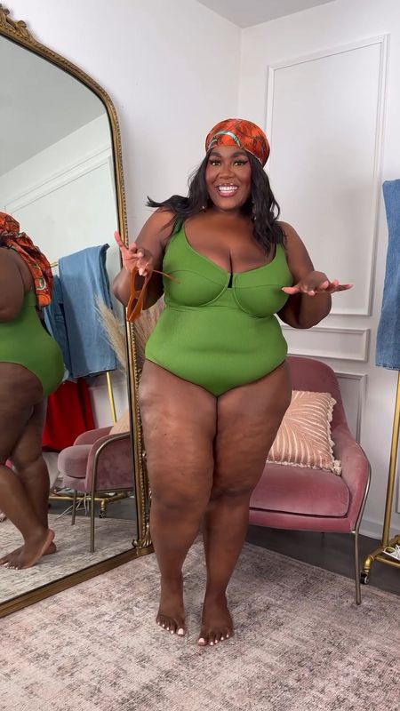 Wear this slay on your next boat day! This one piece is so comfy and hugs in all the right places💚 

Wearing XXL.

plus size fashion, swim, plus size swimwear, vacation, spring outfit inspo, summer fashion, beach, style guide

#LTKplussize #LTKswim #LTKfindsunder50