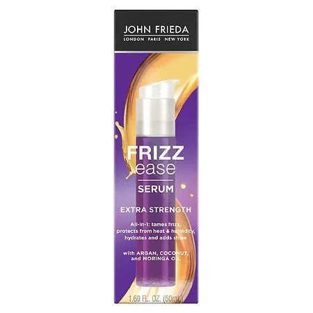John Frieda Frizz-Ease Extra Strength 6 Effects + Hair Serum Liquid 1.69oz | Walmart (US)