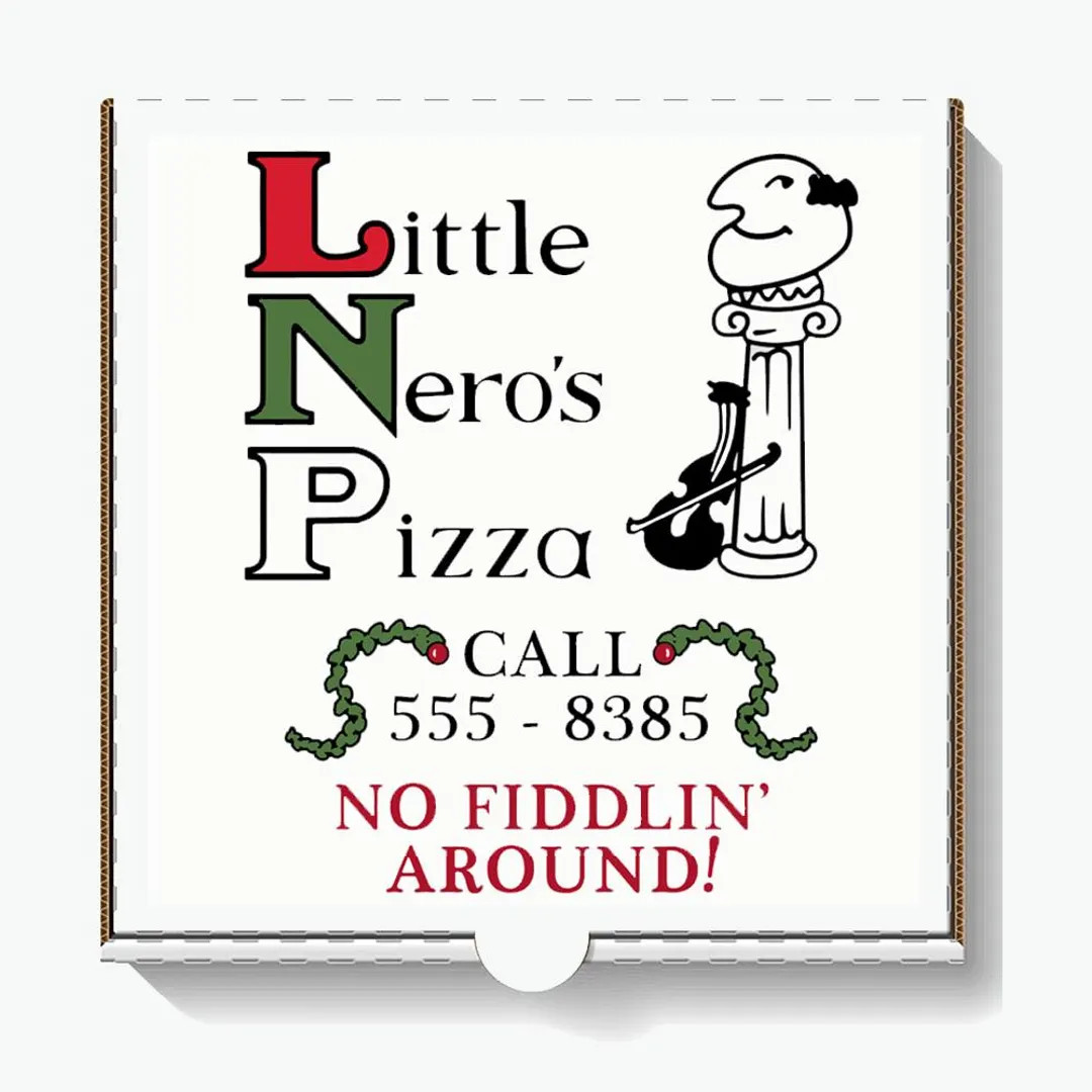 Home Alone Pizza Box Label: Little Nero's Birthday Party Favor - Etsy | Etsy (US)