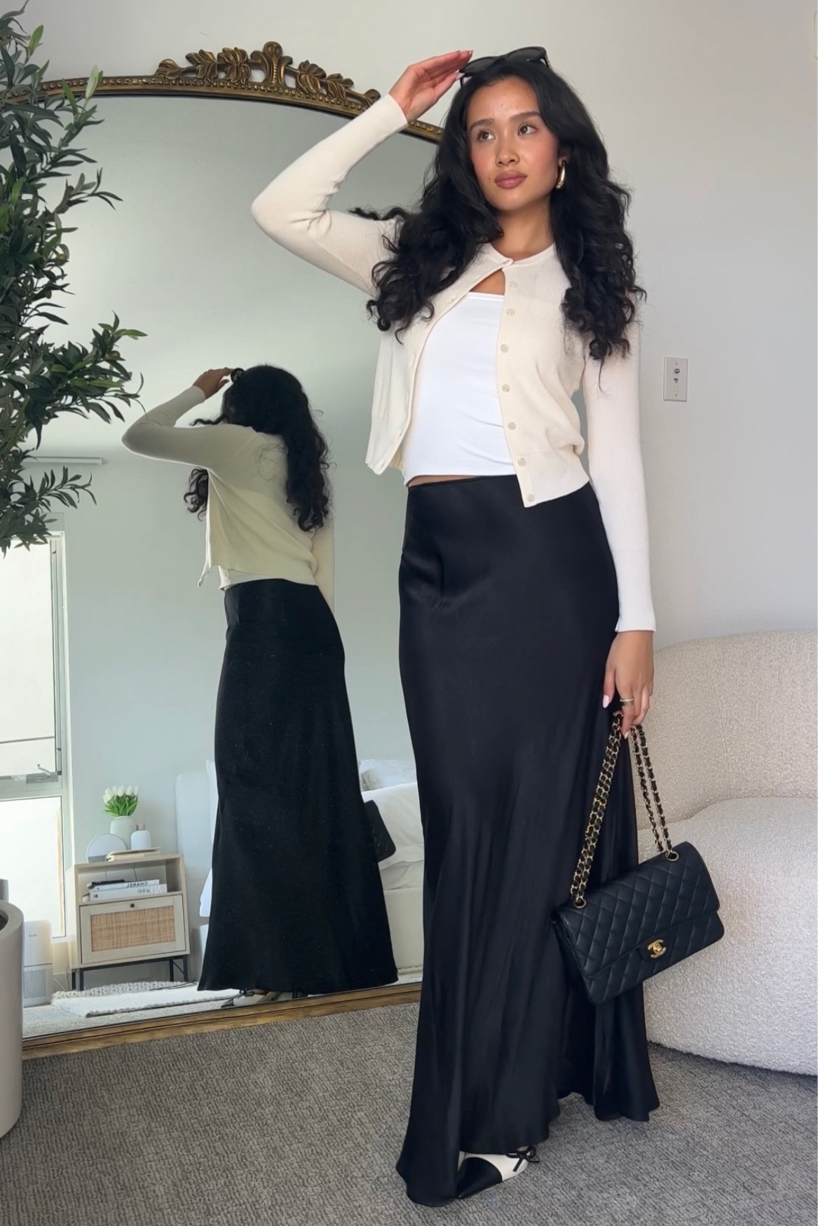 fall outfit inspo: midi skirt + cardigan outfit 🤍 

#LTKSeasonal #LTKshoecrush #LTKstyletip