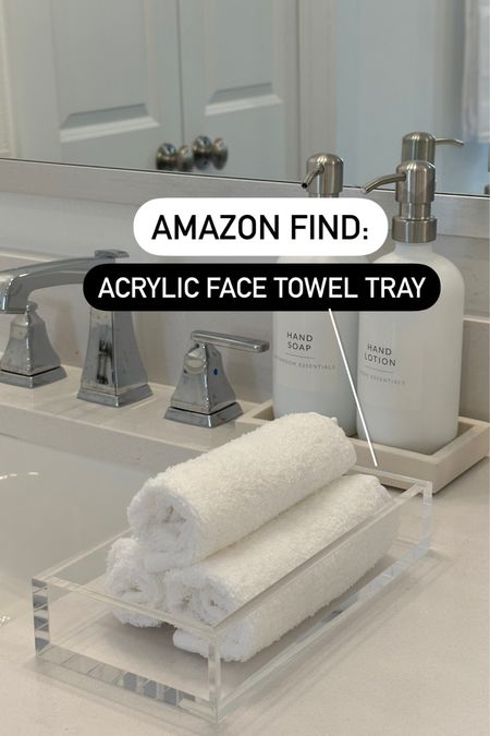 Elevate your bathroom counter with a towel tray. Found this one on Amazon! 

#LTKhome #LTKFind #LTKbeauty