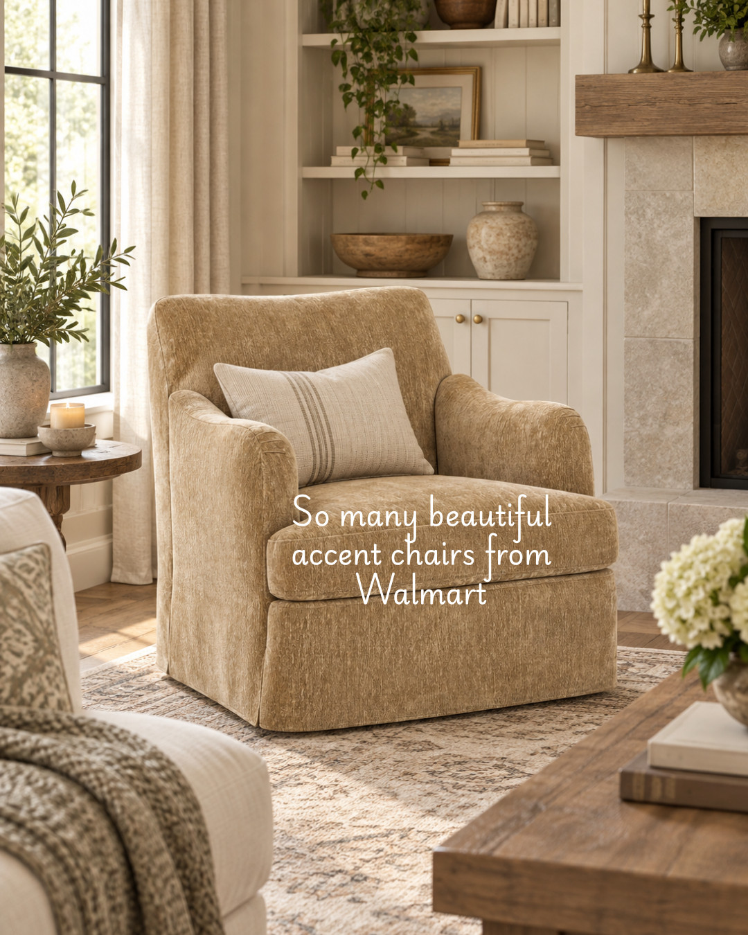 This chair is giving cozy, collected & classic 🤎

If you’re looking for an accent chair that feels elevated without feeling too formal, this one is SO good. The warm neutral color works beautifully with just about any decor style, and the oversized cushion makes it extra inviting.

I love how it adds texture and warmth while still keeping that relaxed modern cottage feel.

 

 #LTKHome #LTKSaleAlert