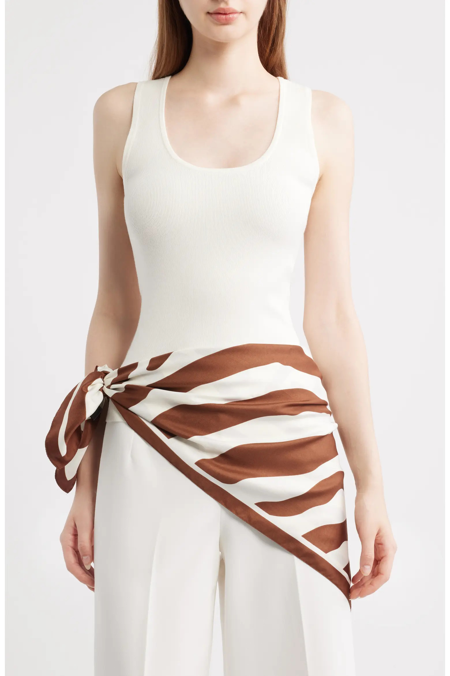 Lele Sadoughi Zebra Scarf (Women) | Nordstrom | Nordstrom