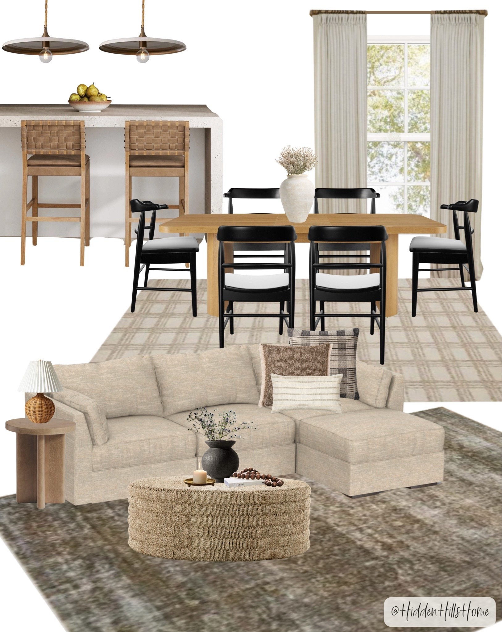 Open concept living room decor, living room mood board, family room design, e-design, home inspo, sectional sofa #livingroom

#LTKHome #LTKSaleAlert #LTKSeasonal