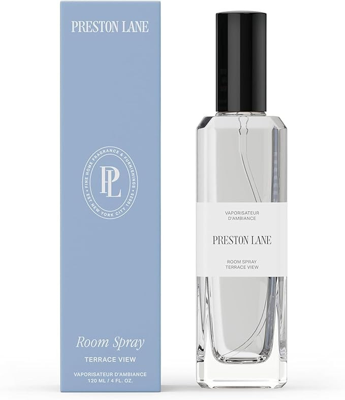Preston Lane Luxury Room Spray, Terrace View Scent – Water-Based Home Fragrance with Patented H... | Amazon (US)