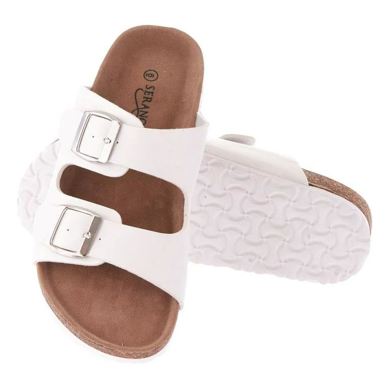Seranoma Cork Sandals For Women: Casual Slide Summer For Spring And Summer, Comfortable Cushionin... | Walmart (US)