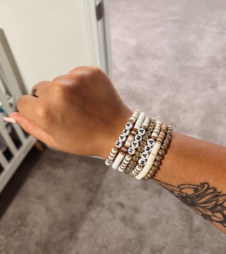 Mama bracelet stack from Amazon💖

#LTKstyletip #LTKfindsunder50 #LTKbeauty