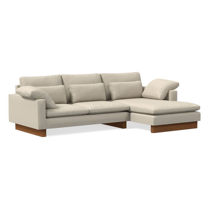 Harmony 2-Piece Chaise Sectional (112"–128") | West Elm (US)