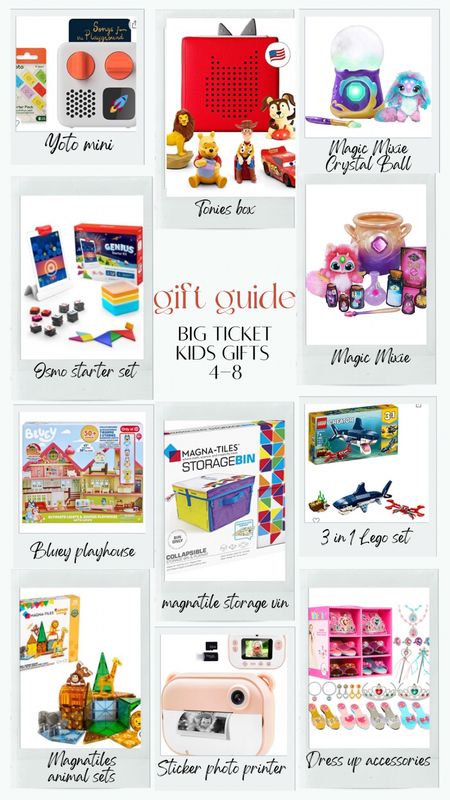 Big ticket items for kids 4/8, gift guide for children and kids 

#LTKGiftGuide #LTKHoliday #LTKkids