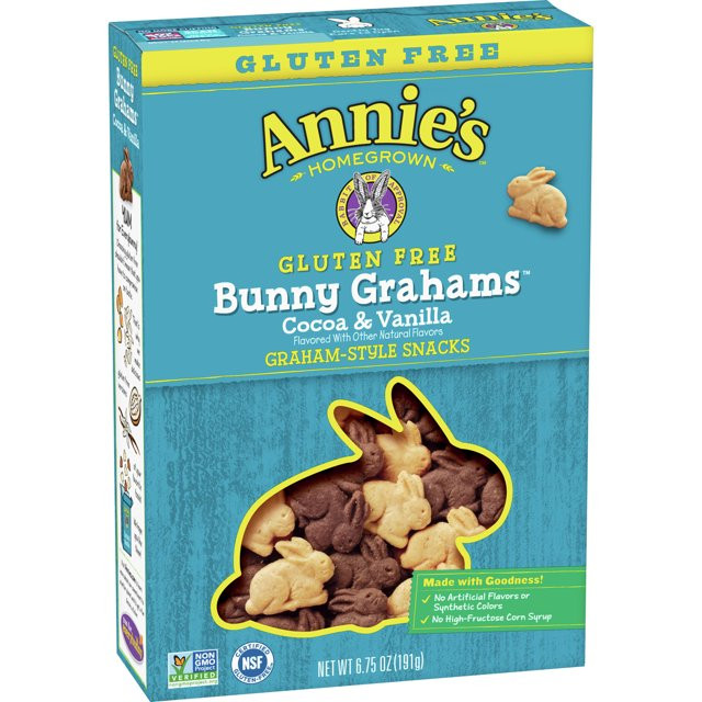 Annie'S Homegrown Gluten Free Cocoa And Vanilla Bunny Cookies, 6.75 Oz | Walmart (US)