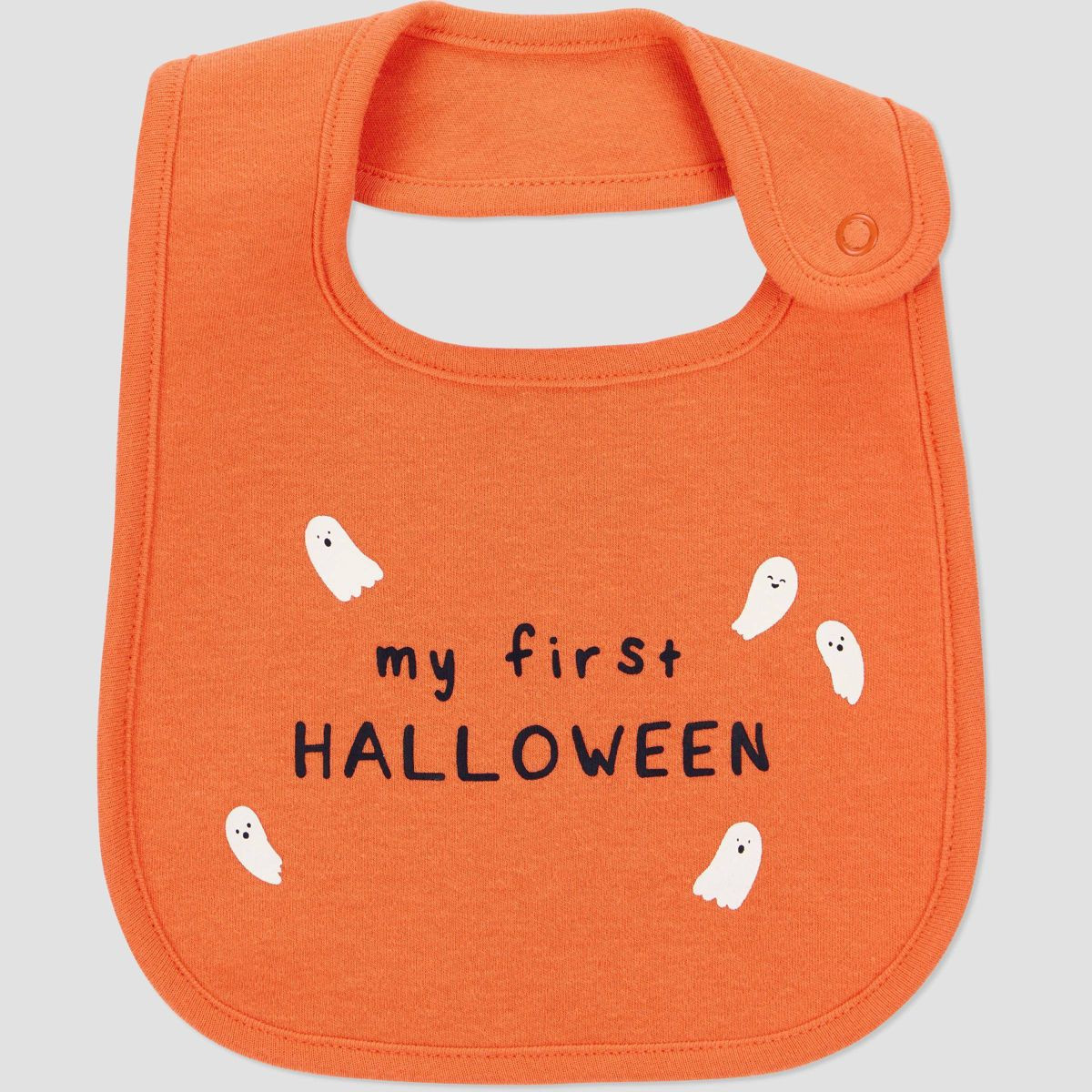 Carter's Just One You® Baby Halloween Bibs - Orange | Target