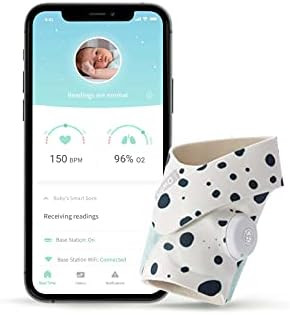 Amazon.com: Owlet — Smart Baby Monitor — Smart Sock 3 — Monitors Heart Rate and Oxygen for ... | Amazon (US)
