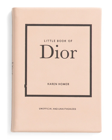 Little Book Of Dior Collection Luxe Leather Bound Book | TJ Maxx