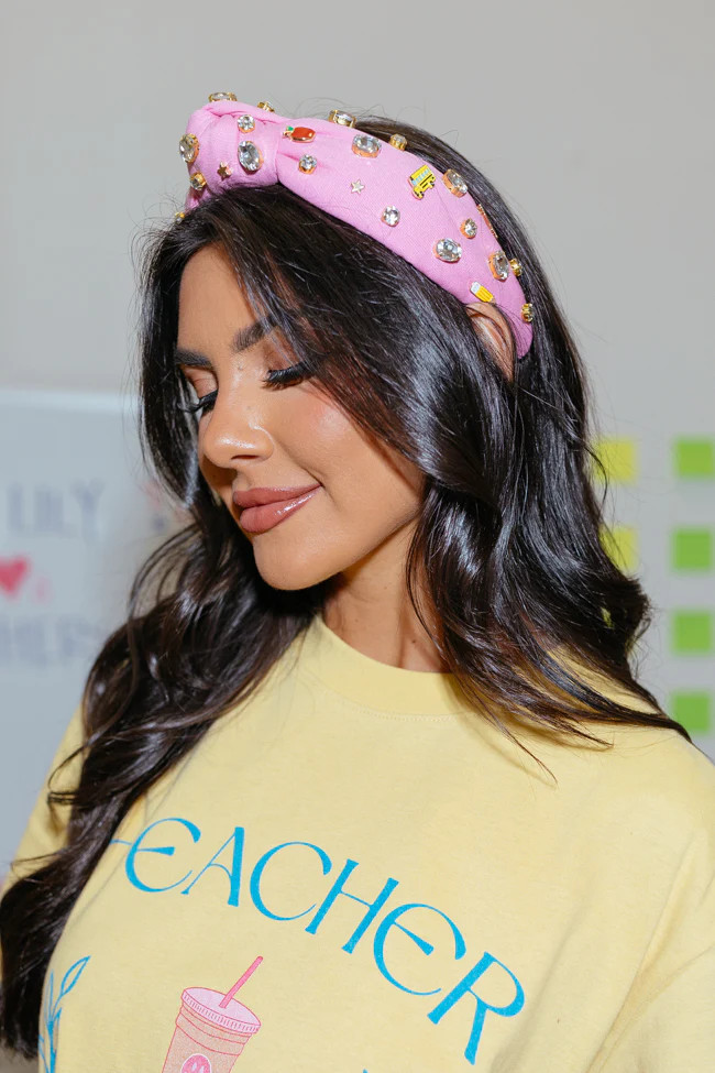 Rule The School Headband | Pink Lily