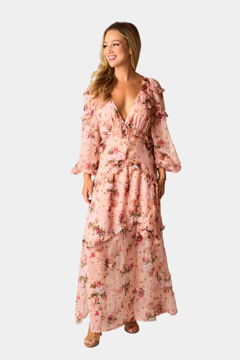 Pia Long Sleeve Maxi Dress - Spellbound | BuddyLove