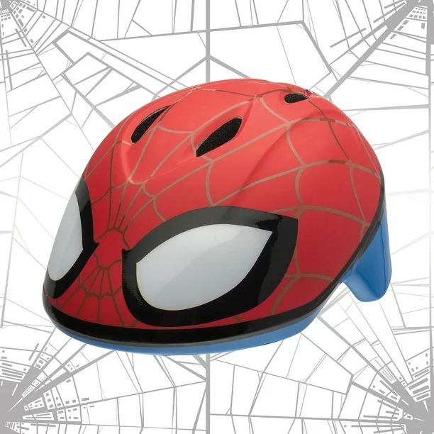Marvel Spider-Man Spidey Eyes Bell Bike Helmet, Red, Toddler 3+ (48-52cm) | Walmart (US)