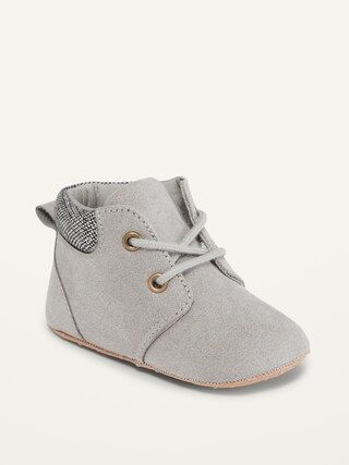 Unisex Faux-Suede Lace-Up Boots for Baby | Old Navy (US)