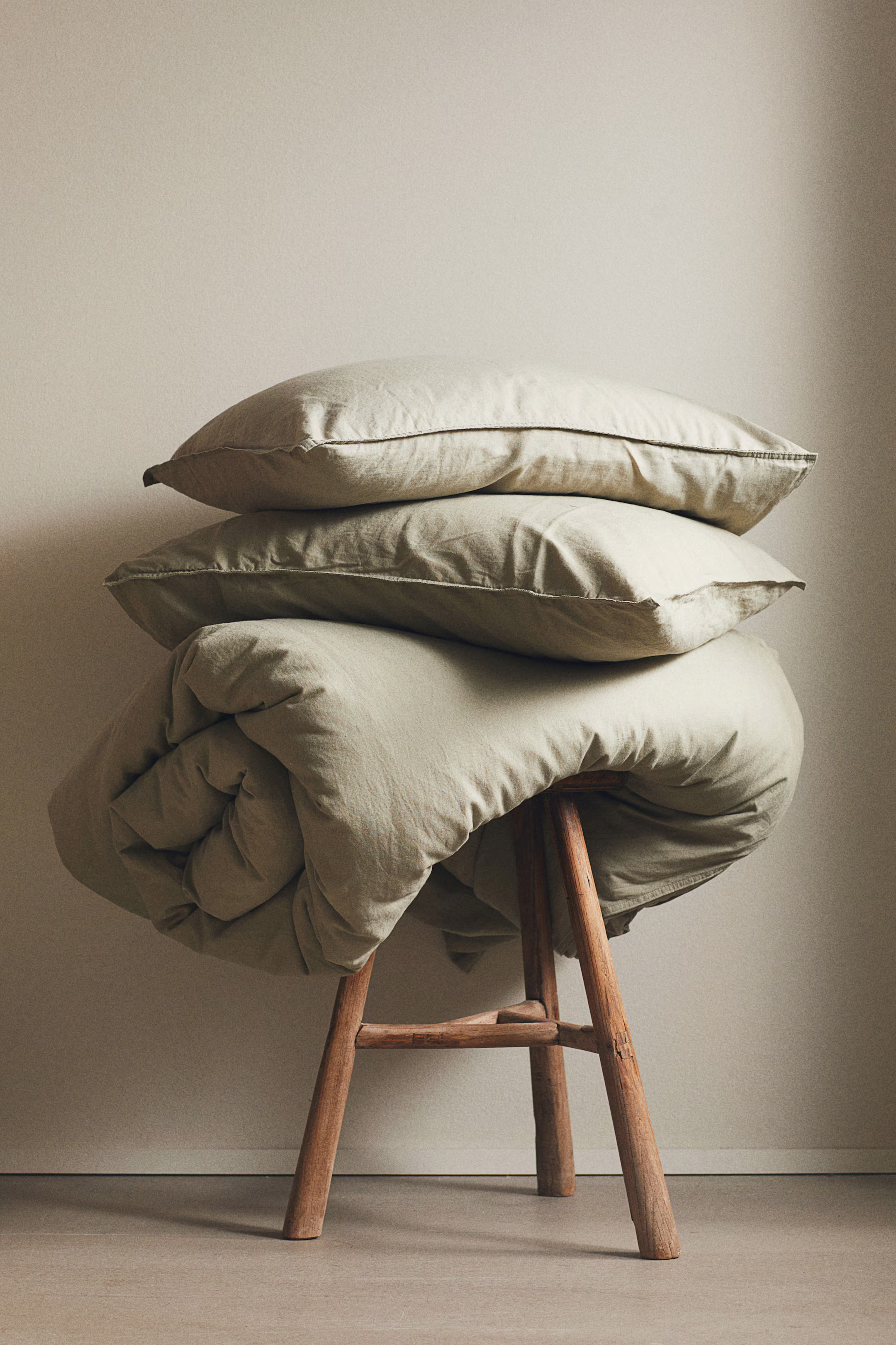 Linen-blend double/king size duvet cover set | H&M (UK, MY, IN, SG, PH, TW, HK)