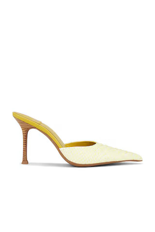 Jeffrey Campbell Robyn Pump in Yellow Snake from Revolve.com | Revolve Clothing (Global)