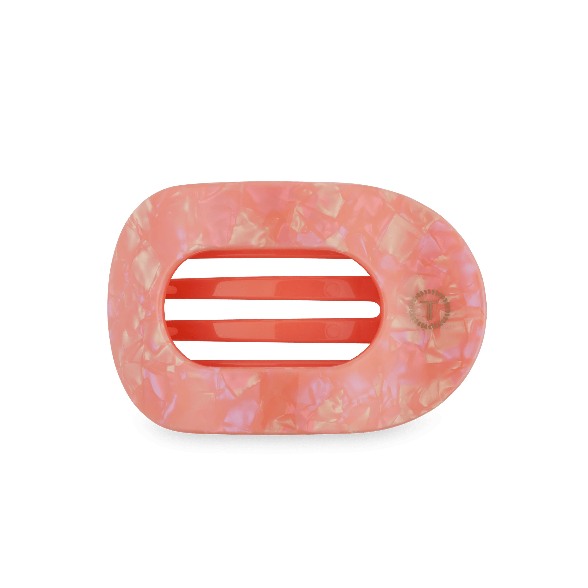 Dreamsicle Medium Flat Round Hair Clip | TELETIES