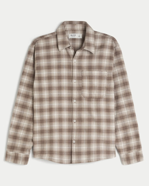 Relaxed Flannel Shirt | Hollister (US)